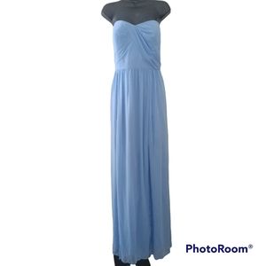 After Six Full Length Blue Periwinkle Bridesmaid Dress Size 12